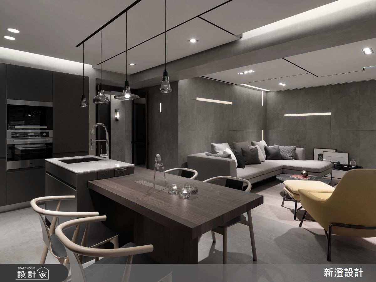 帅气中带点酷靓！老房子变身新颖现代宅